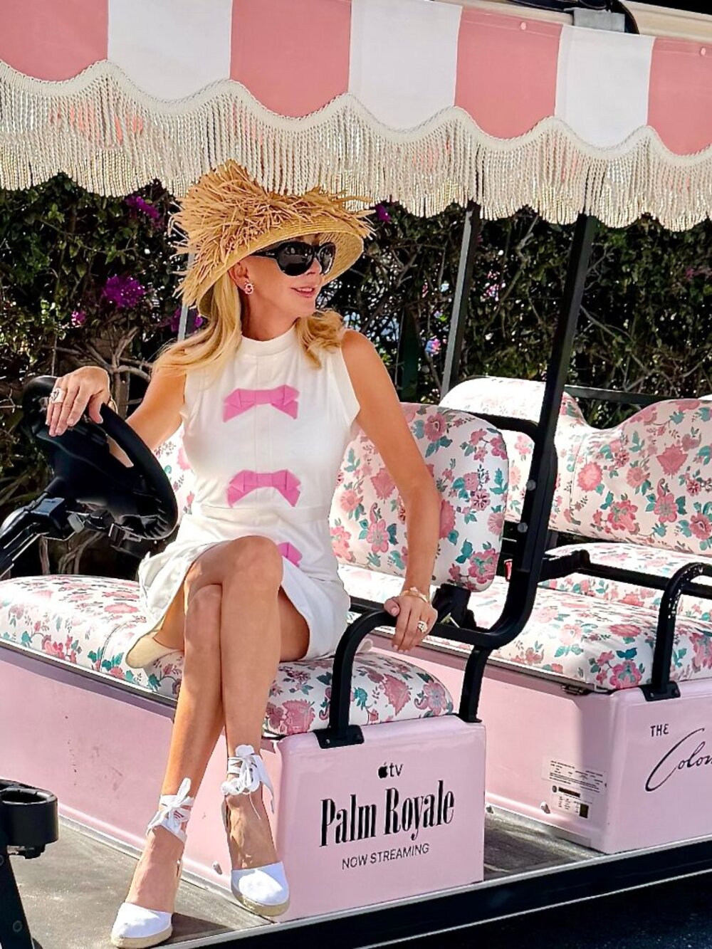 Pink Bow Dress With Detached Shorts